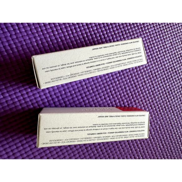 2 Haus Labs by Lady Gaga Color Fuse Glassy Blush Balm NEW Glassy Tangelo Rosette - Picture 2 of 5